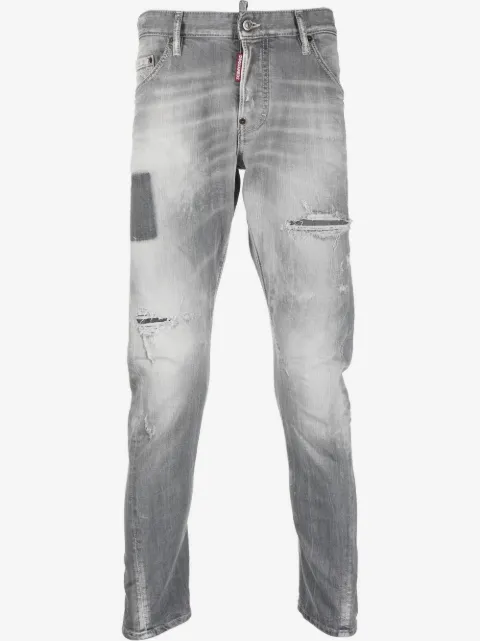DSQUARED2 jeans slim con efecto envejecido