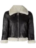 DSQUARED2 cropped shearling jacket - Black