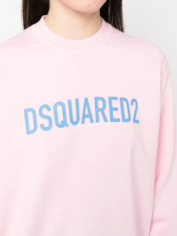 Dsquared2 pink hot sale sweatshirt