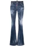 DSQUARED2 distressed flared jeans - Blue