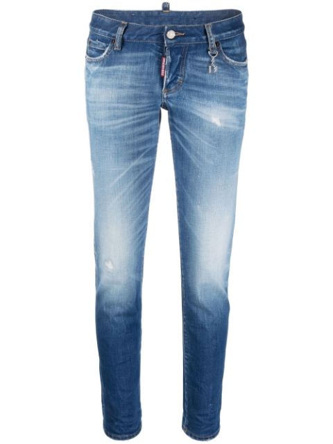 Dsquared2 jean slim à effet délavé