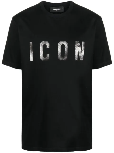 DSQUARED2 Icon studded T-shirt