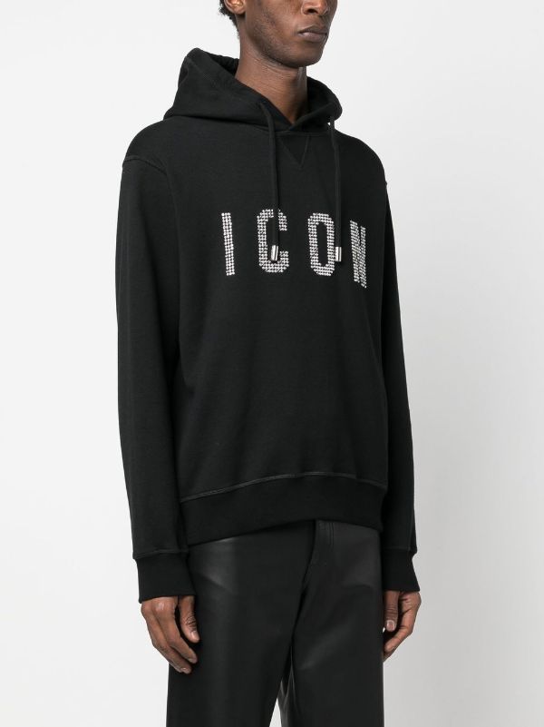 Dsquared2 Icon Studded Hoodie - Farfetch