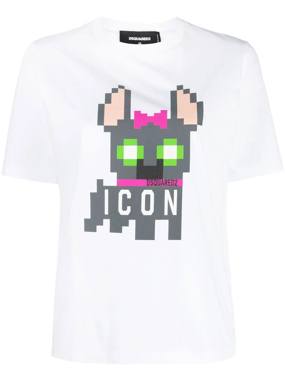 Image 1 of Dsquared2 Icon pixelated-print T-shirt