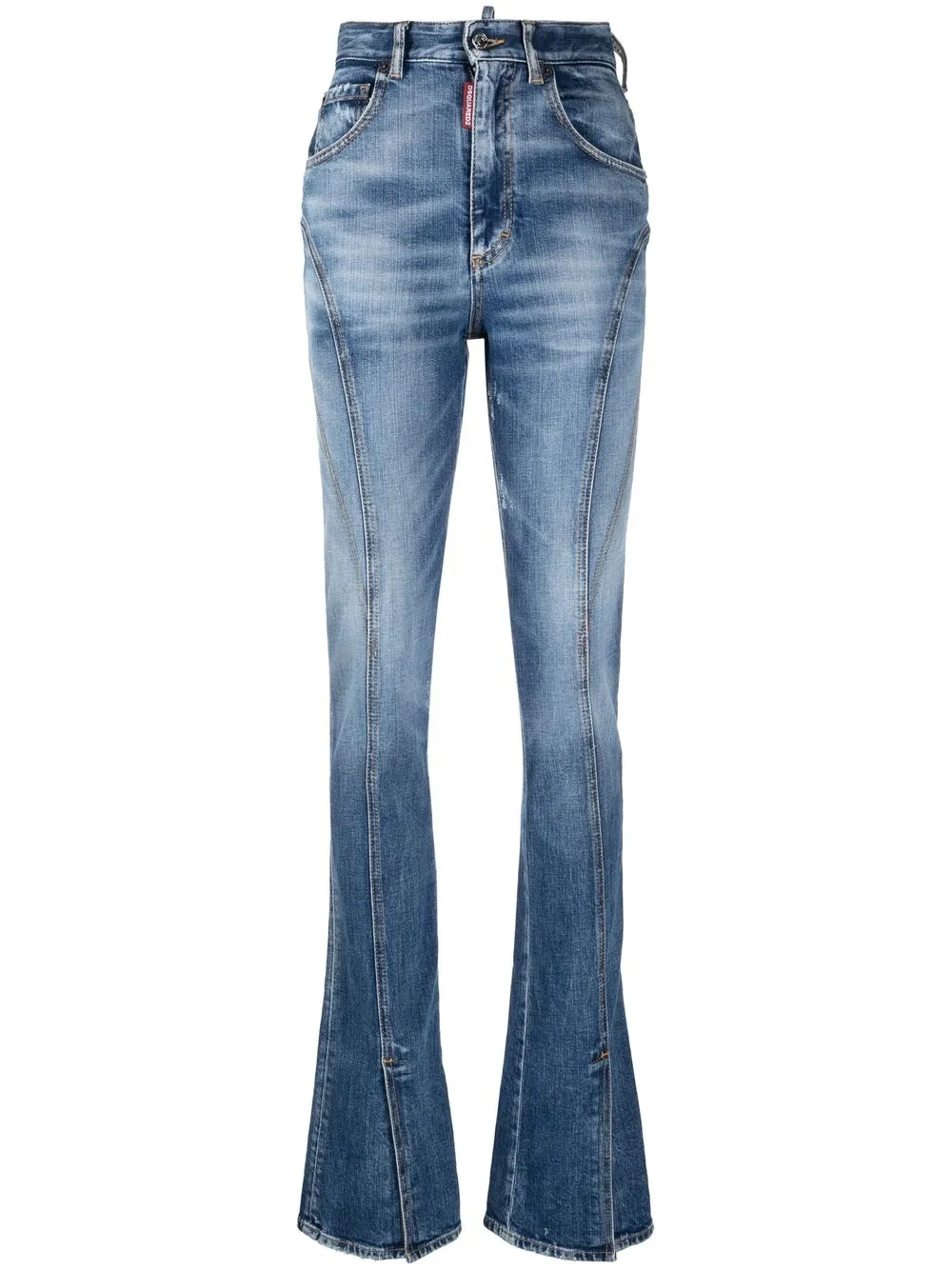 Dsquared2 high-waisted flared jeans - Blue