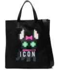 DSQUARED2 pixelated-print tote bag - Black