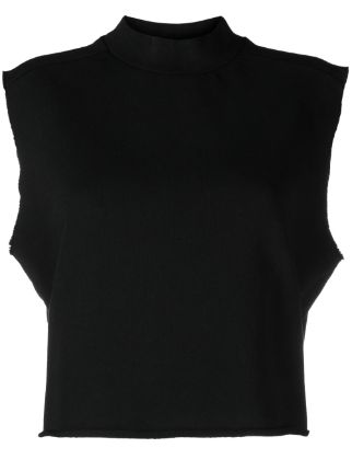 Thom Krom contrast-stitching mock-neck Top - Farfetch