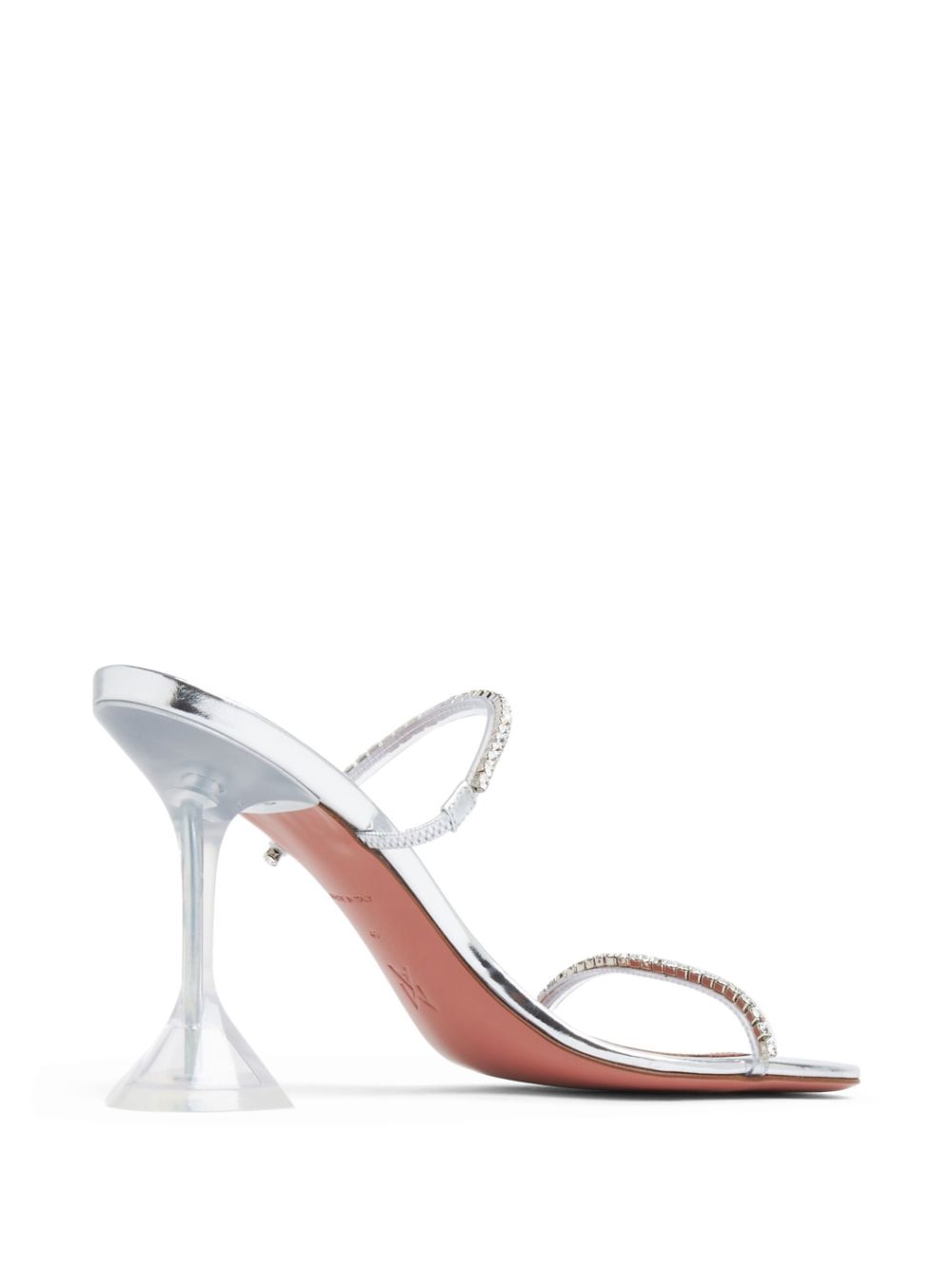 Amina Muaddi Gilda 95mm clear heel sandals Women