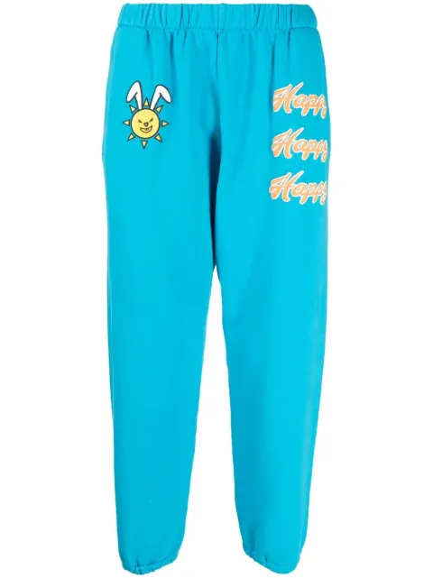 Natasha Zinko pants con estampado Happy