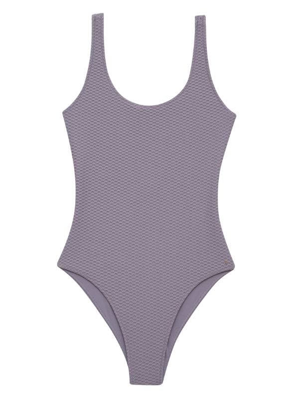 ANINE BING Jace Textured Swimsuit Farfetch