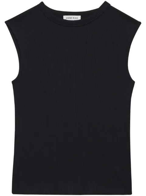 ANINE BING Ribgebreide tanktop