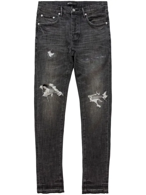 Purple Brand ripped straight leg jeans