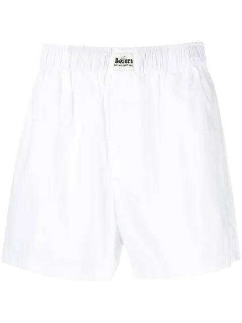 Natasha Zinko logo-patch detail boxer shorts