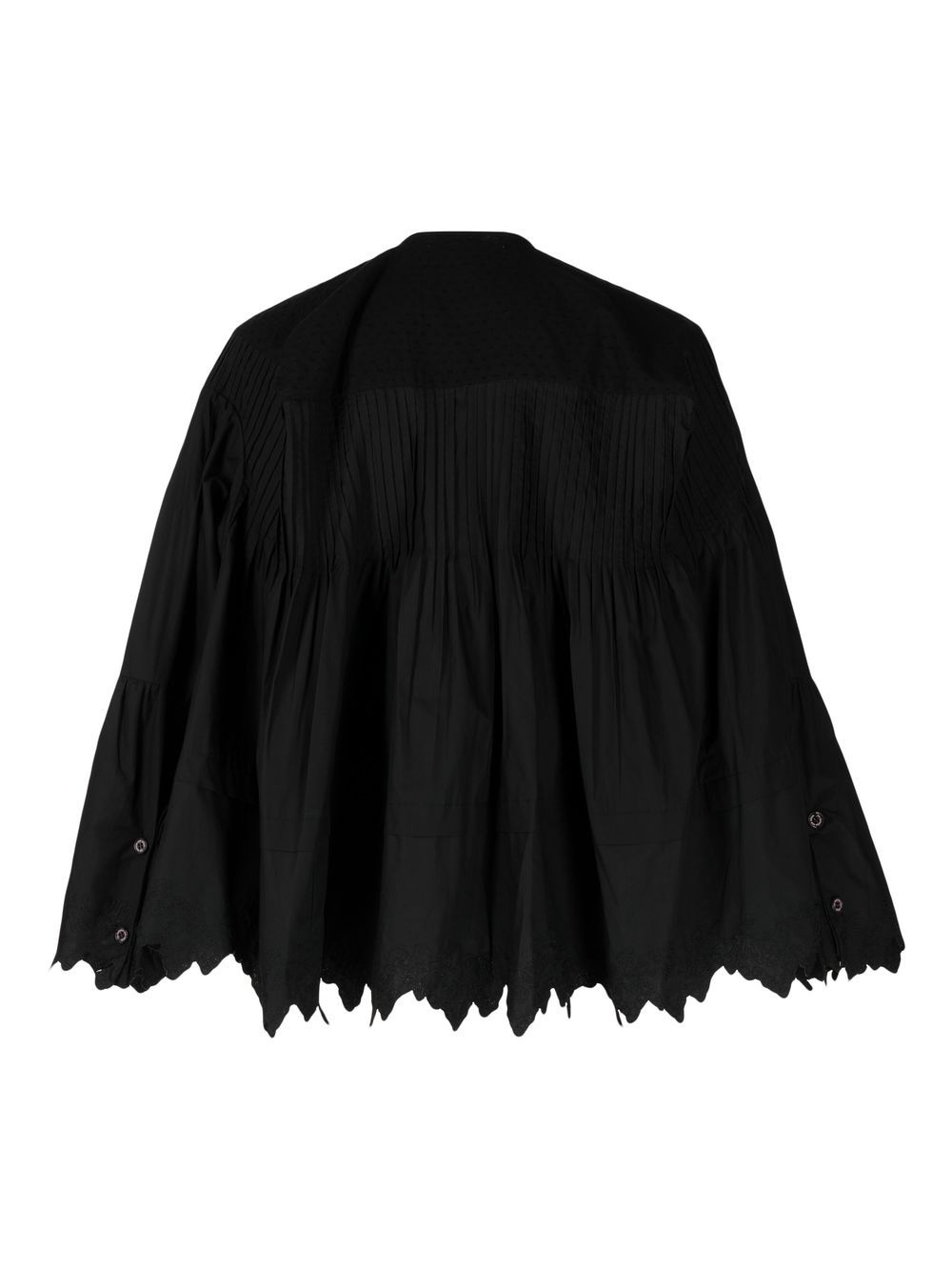 Shop Natasha Zinko Front Tie-fastening Detail Blouse In Black