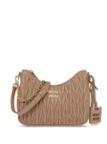 Miu Miu matelassé nappa leather shoulder bag - Neutrals
