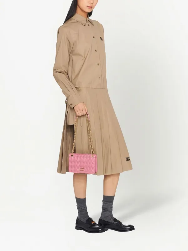Miu Miu Matelass Nappa Leather Mini Bag Farfetch