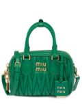 Miu Miu matelassé crossbody bag - Green