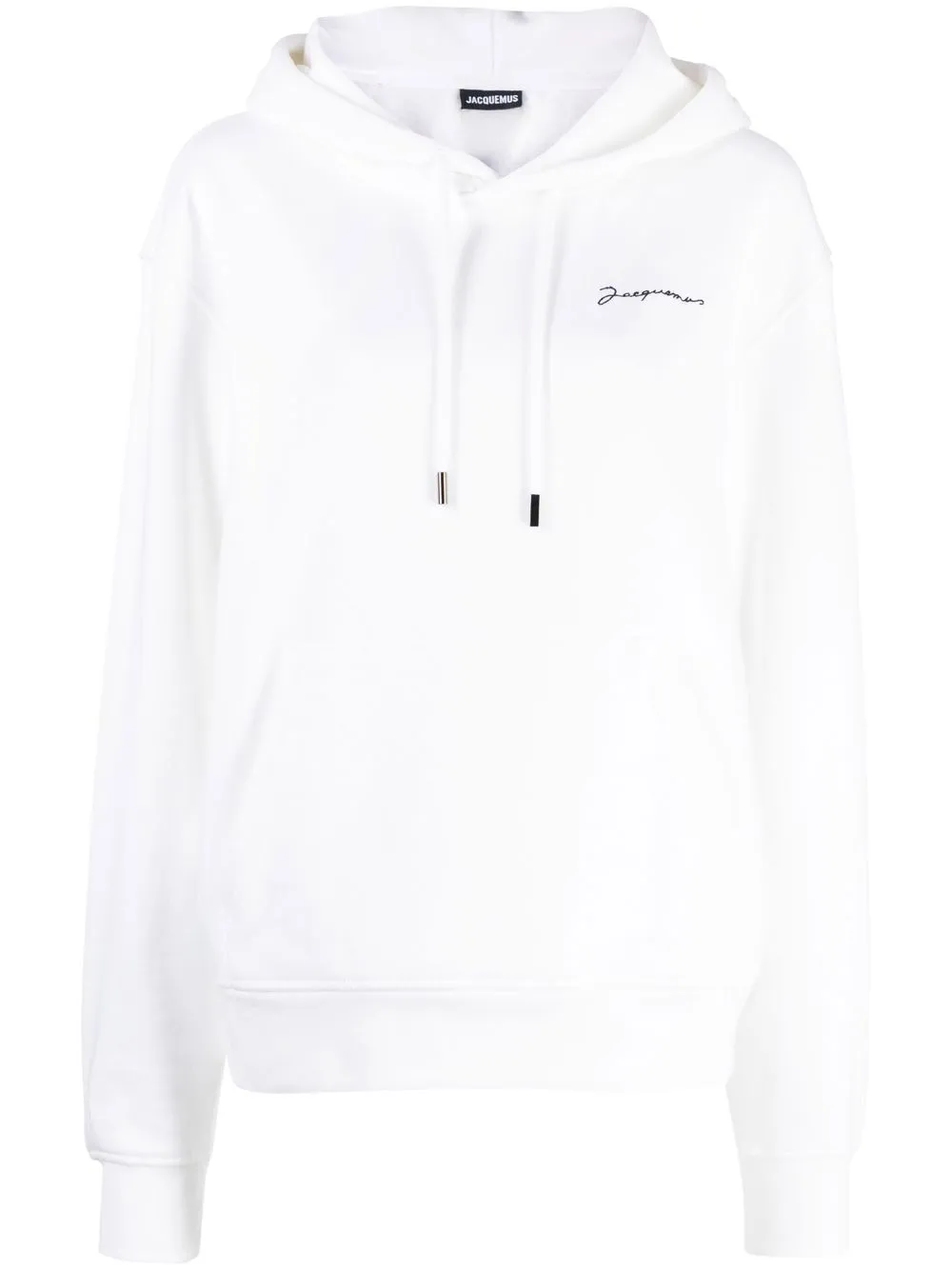 

Jacquemus Le sweatshirt Brodé organic-cotton hoodie - White