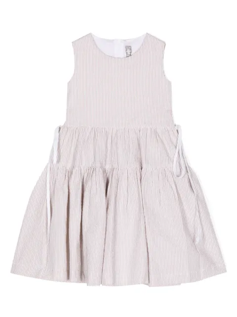 Il Gufo striped sleeveless dress