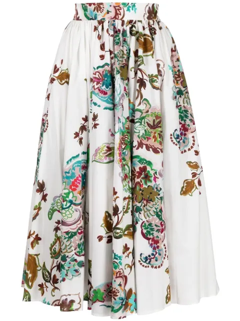 Antonio Marras Rododendro pleated A-line skirt