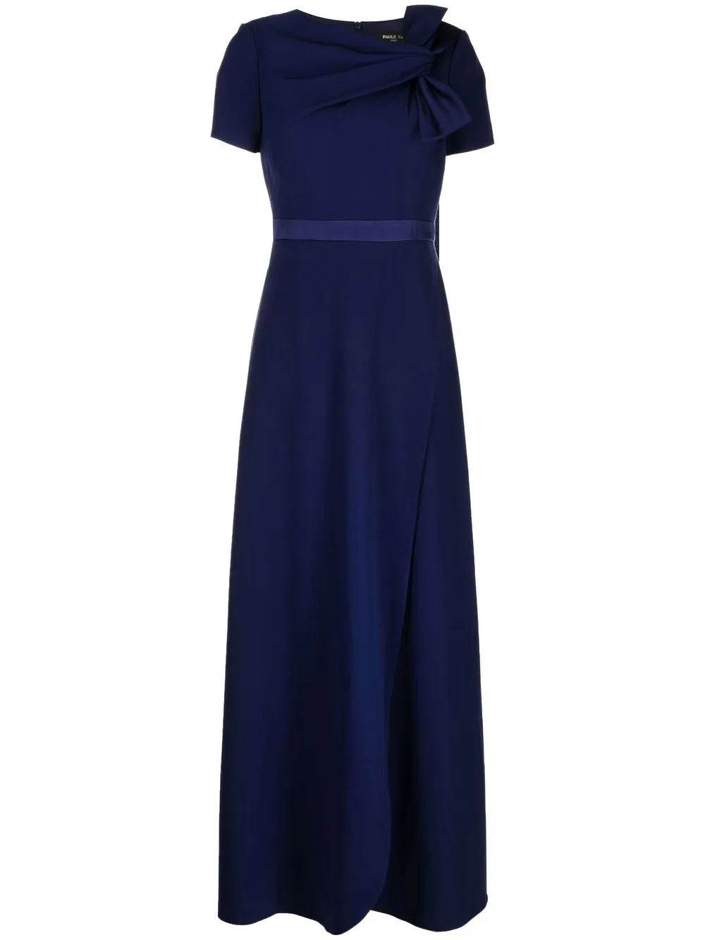 Paule Ka Asymmetric Long Dress In Blau