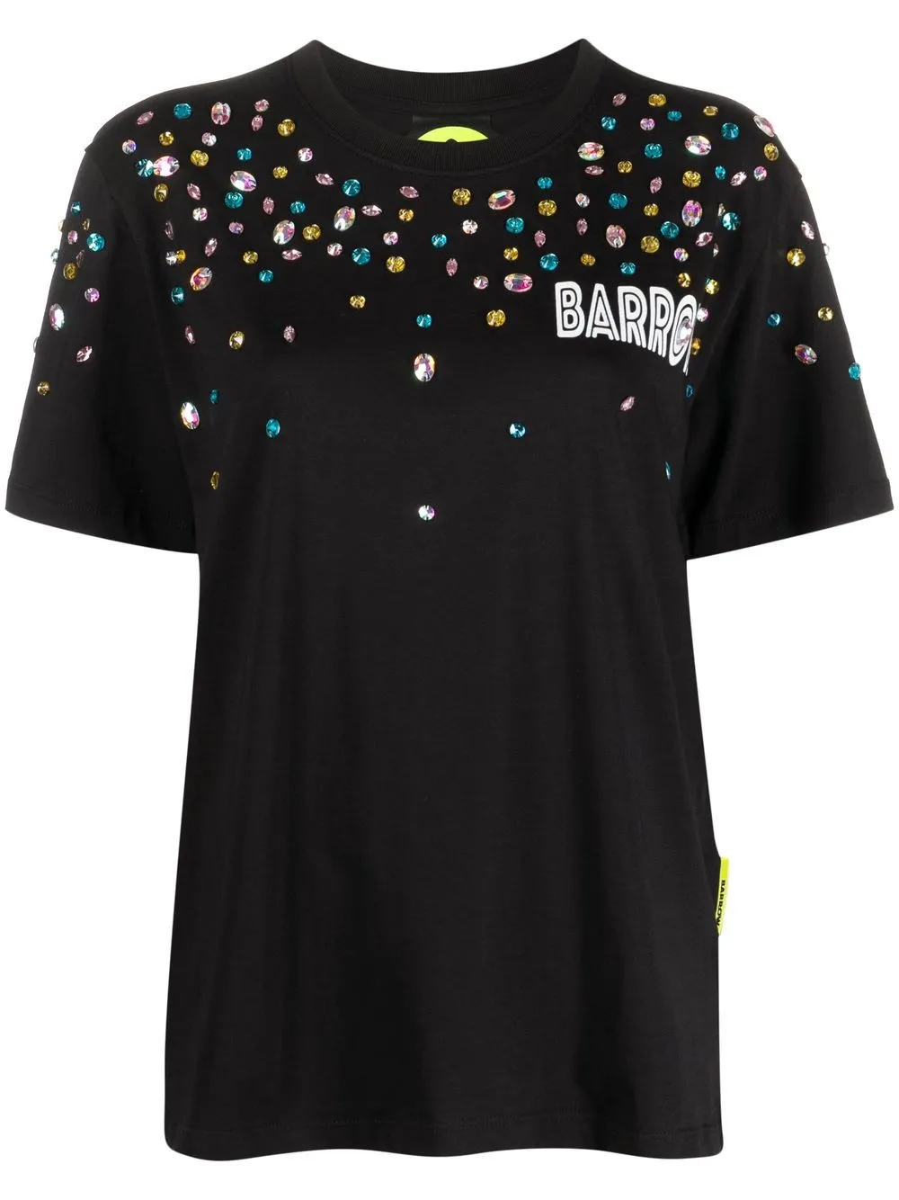 

BARROW crystal-embellished short-sleeve T-shirt - Black