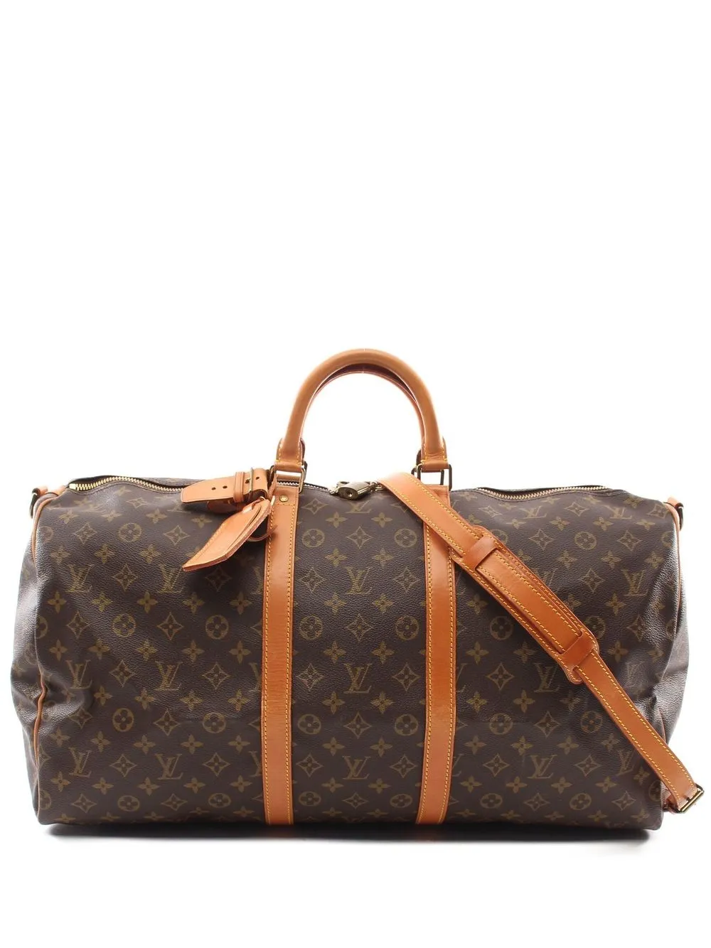 

Louis Vuitton 2008 pre-owned Keepall Bandouliere 55 Boston bag - Brown