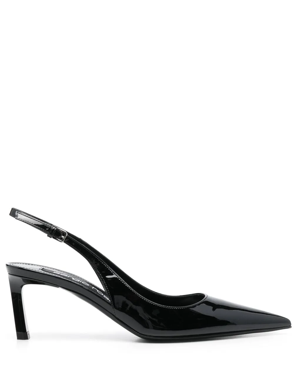 

Sergio Rossi slingback patent leather pumps - Black