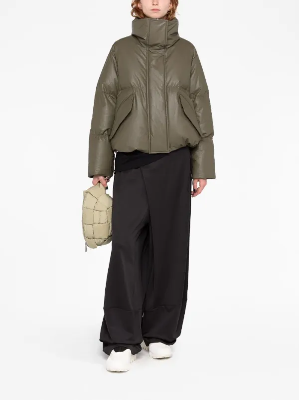 MM6 Maison Margiela Cropped Padded Down Jacket - Farfetch