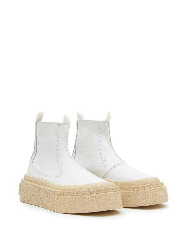 MM6 Maison Margiela ラウンドトゥ ブーツ - Farfetch