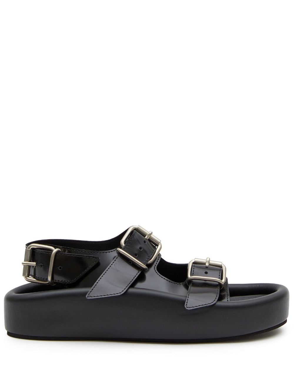 MM6 MAISON MARGIELA SLINGBACK LEATHER SANDALS