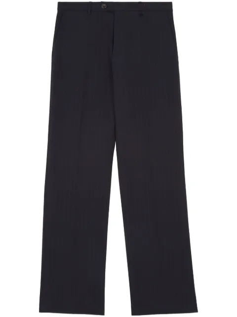 MM6 Maison Margiela stitch-detail straight-leg trousers