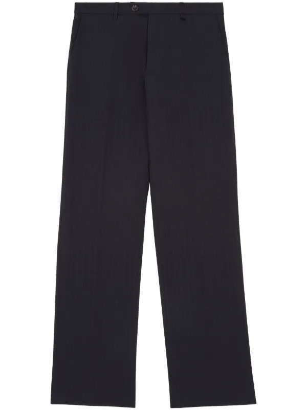 MM6 Maison Margiela ステッチディテール ストレートパンツ