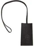 MM6 Maison Margiela Numeric logo-embossed keyring - Black