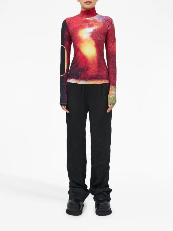 mm6maisonmargiela Tシャツ MM6 Maison Margiela グラフィック Tシャツ | レッド | FARFETCH JP