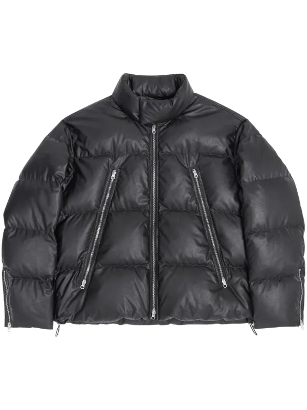 MM6 Maison Margiela zip-up Puffer Jacket - Farfetch