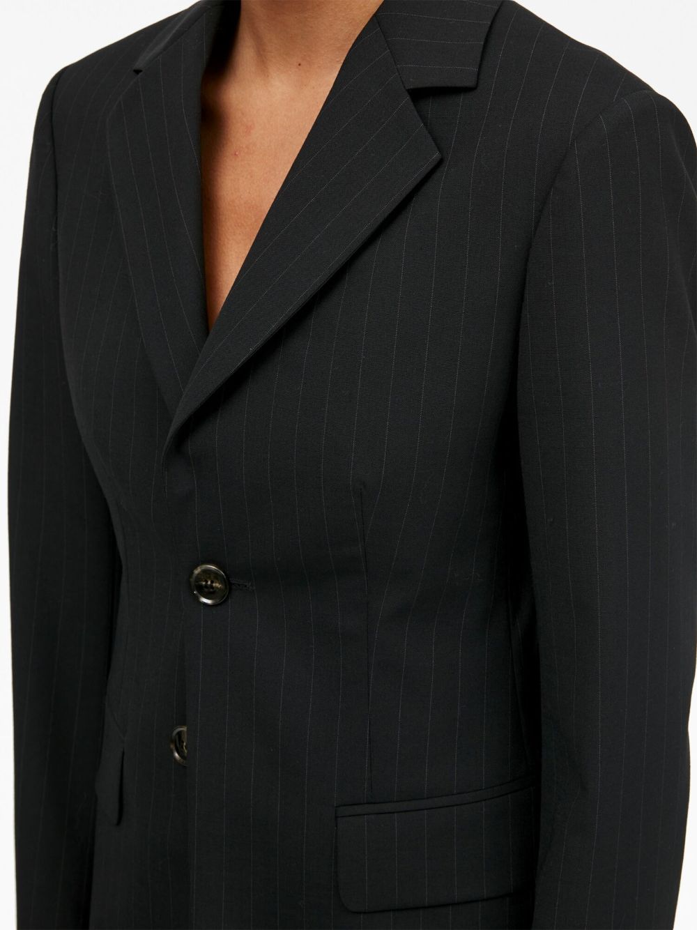 MM6 Maison Margiela pinstriped tailored blazer Women