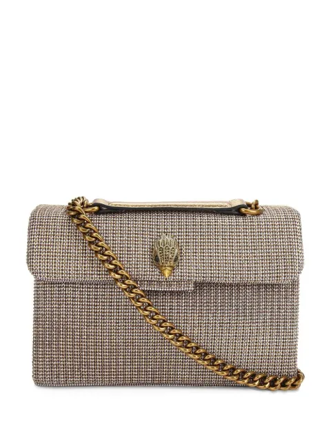 Kurt Geiger London Mini Kensington houndstooth tote bag WOMEN