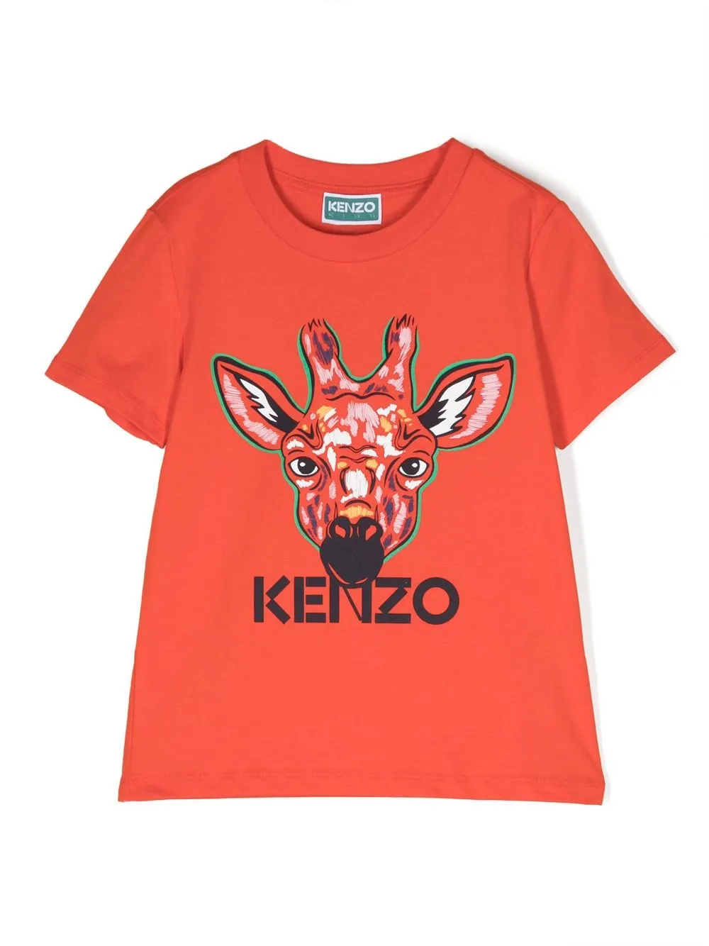 

Kenzo Kids playera manga corta con logo estampado - Naranja