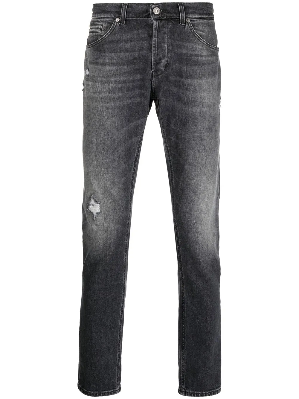 

DONDUP slim-cut whiskered jeans - Black