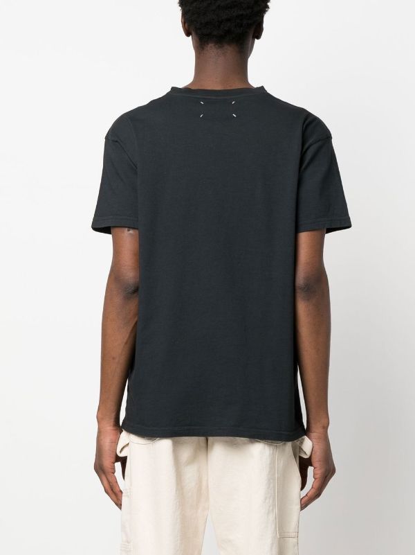 Maison Margiela four-stitch Tonal logo-print T-shirt - Farfetch