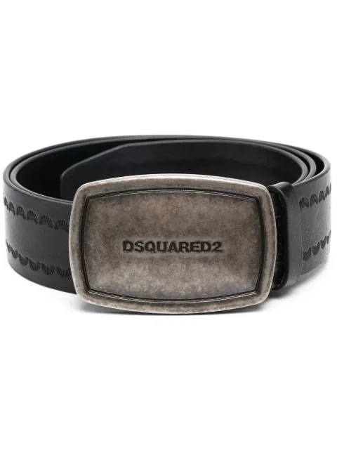 DSQUARED2 logo buckle belt Men