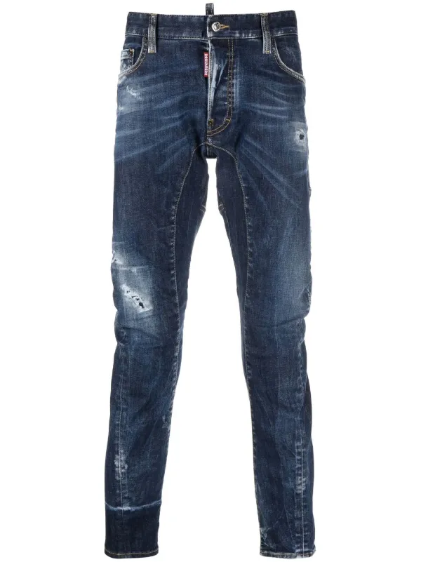 DSQUARED2ダメージスキニーデニム