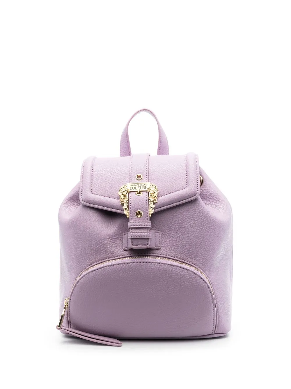 

Versace Jeans Couture mochila con cordones y hebilla del logo - Morado