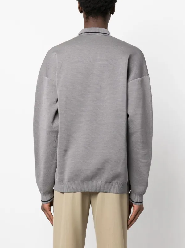 Sacai ロングスリーブ ポロシャツ - Farfetch 