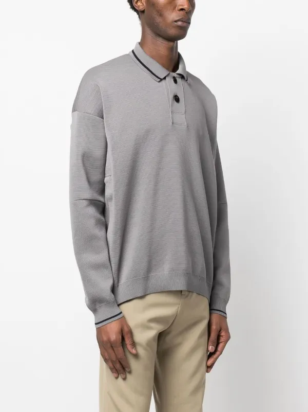 Sacai ロングスリーブ ポロシャツ - Farfetch 