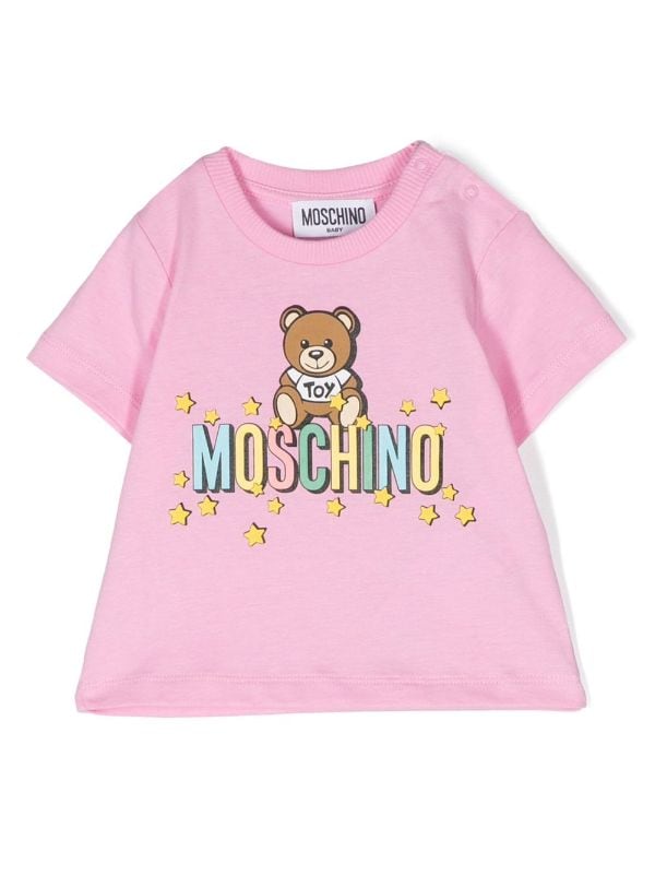 Moschino Kids Teddy Bear-print T-shirt - Farfetch