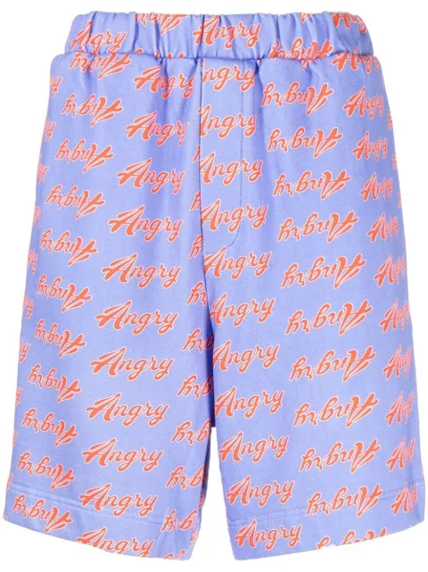 Natasha Zinko bermudas con estampado Angry