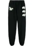 Natasha Zinko High-print track pants - Black