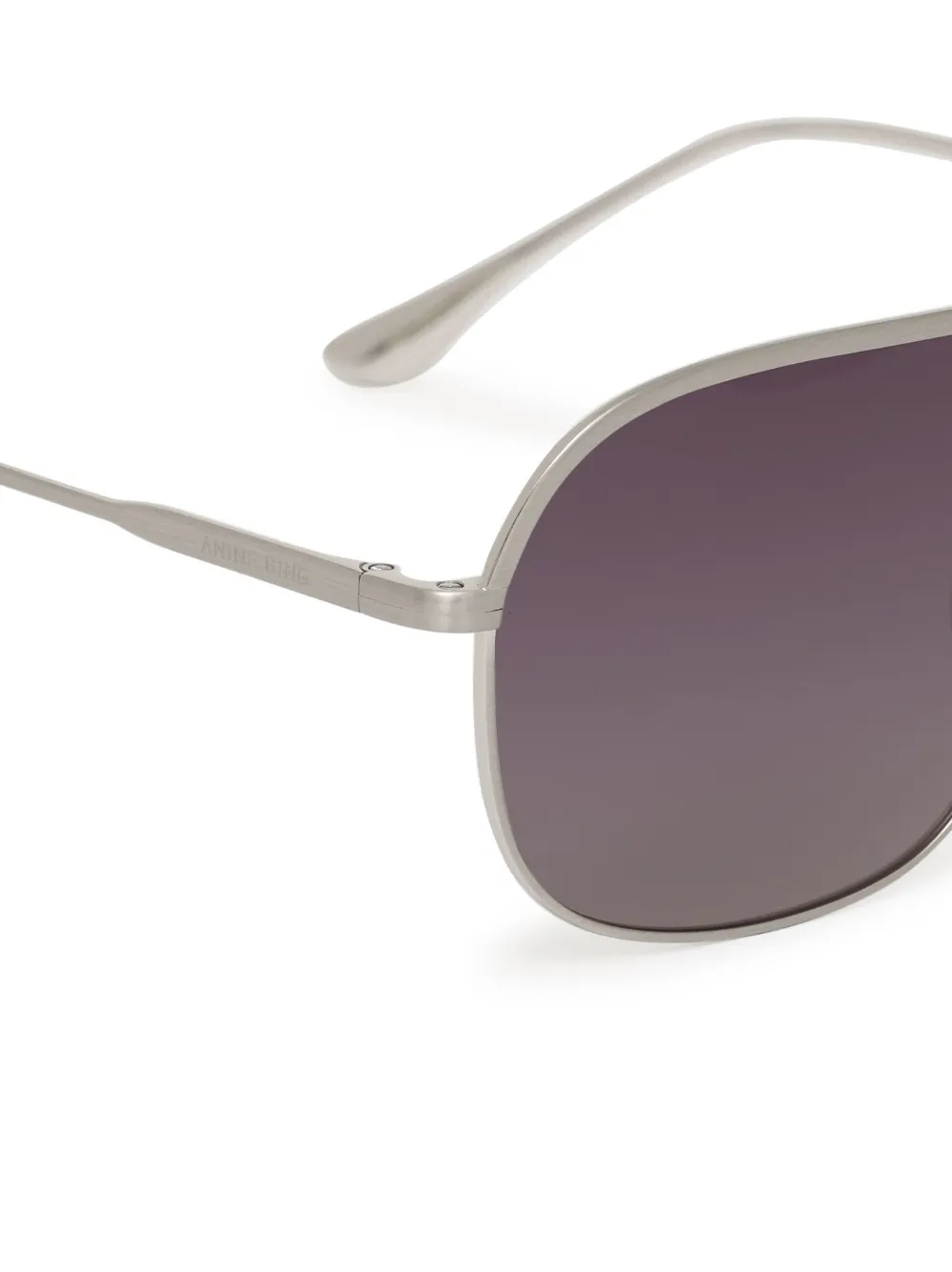 Anine Bing Highland Sunglasses In Silver